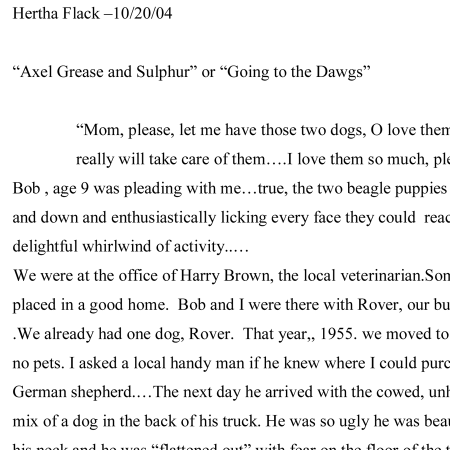 Collected Memoirs Collected Memoirs