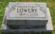 Louise Flack Lowery Headstone Louise Flack Lowery Headstone