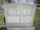Simon and Rebecca (Forman) Draun Headstone Simon and Rebecca (Forman) Draun Headstone