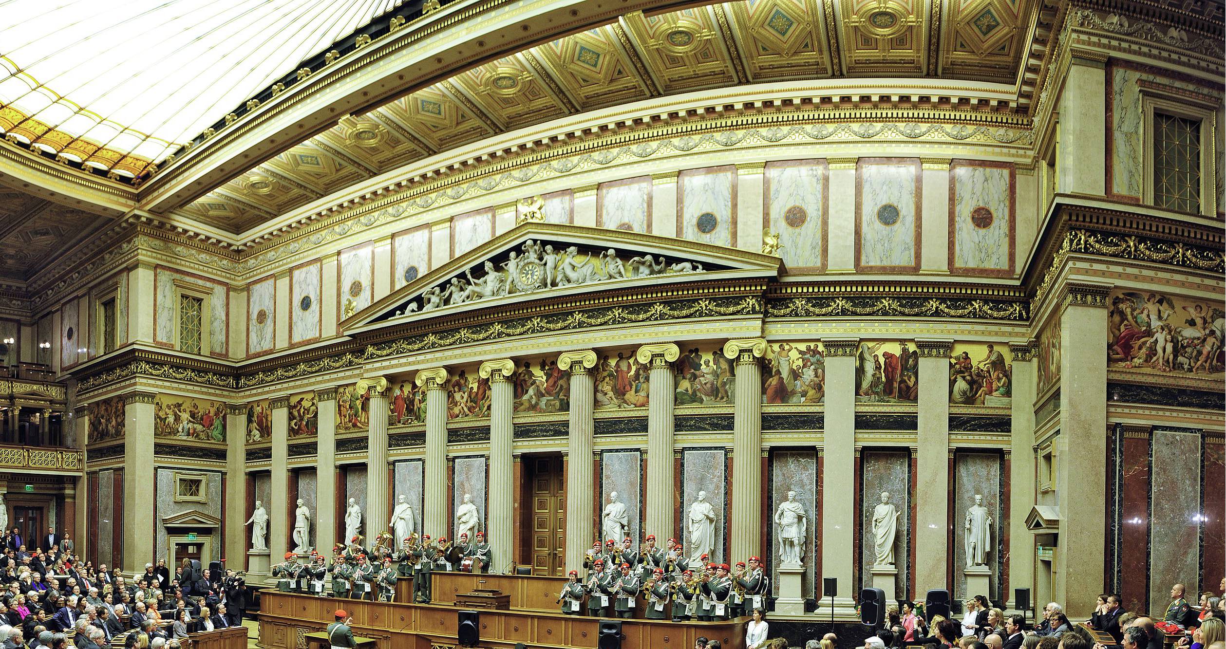 Vienna Parliament Building - The former chamber of the House of Representatives